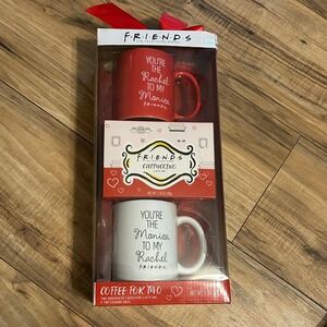 FRIENDS TV Show Series Coffee Mug‎ Set You're The Rachel To My Monica Cappuccino